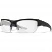 Wiley X WX Valor 2.5 Glasses - Clear Lens / Black Two Tone Frame 1