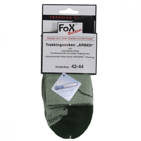 Fox Outdoor Arber Trekking Socks Olive