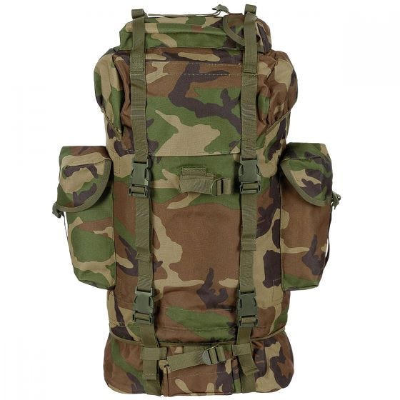 MFH German Army Rucksack 65L Woodland