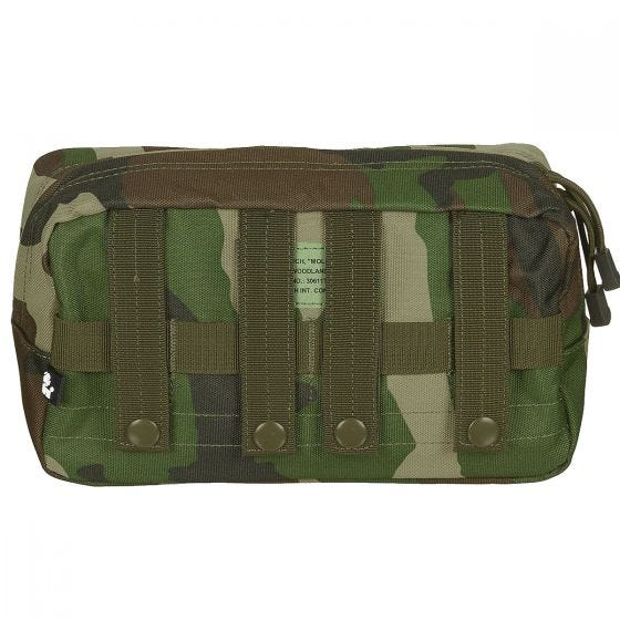 MFH Utility Pouch Large MOLLE Woodland