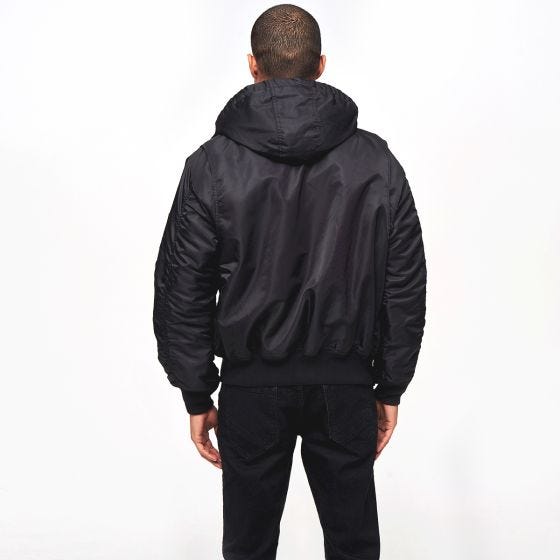 Brandit CWU Hooded Jacket Black