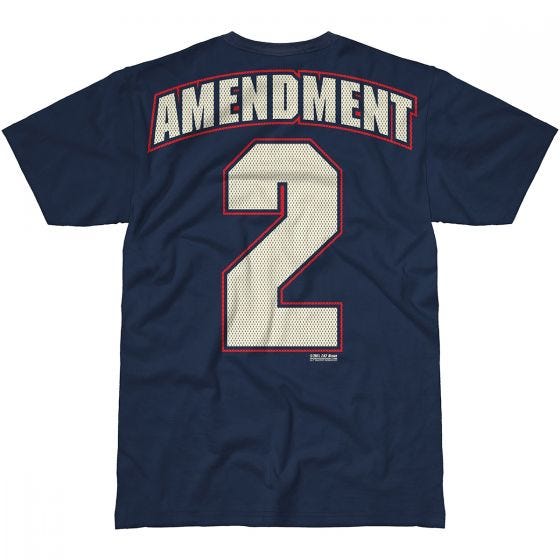 7.62 Design 2nd Amendment Freedom T-Shirt Navy Blue