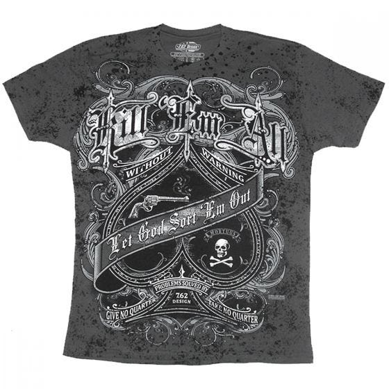 7.62 Design Kill Em All T-Shirt Charcoal