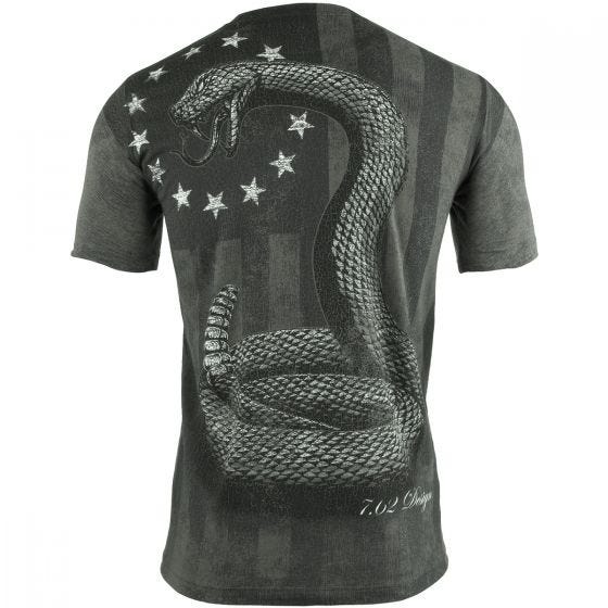 7.62 Design Liberty or Death T-Shirt Charcoal