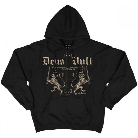 7.62 Design Deus Vult Hoodie Black