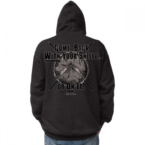 7.62 Design With Your Shield Hoodie Charcoal Heather