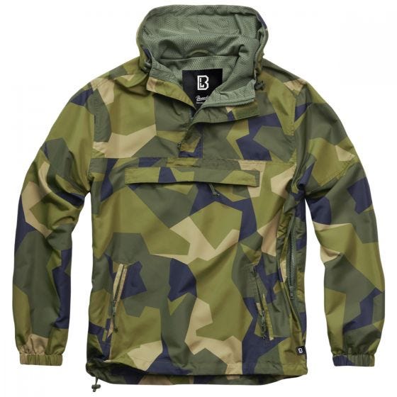 Brandit Summer Windbreaker Swedish M90 Camo