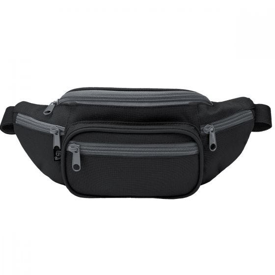 Brandit Waist Bag Black / Anthracite