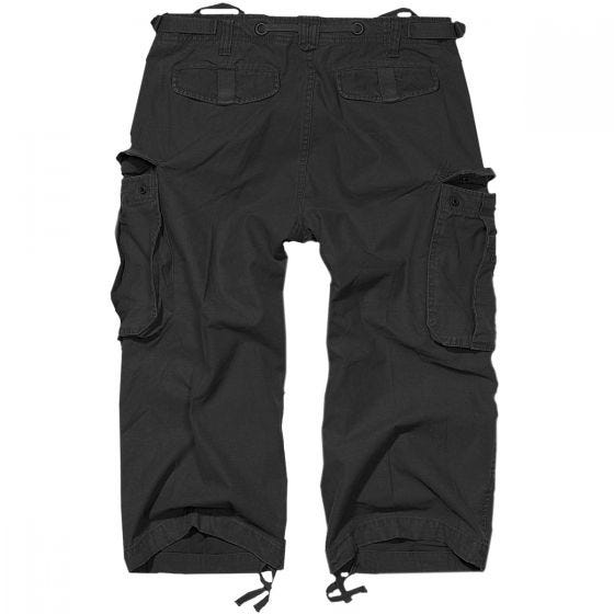 Brandit Industry Vintage 3/4 Shorts Black