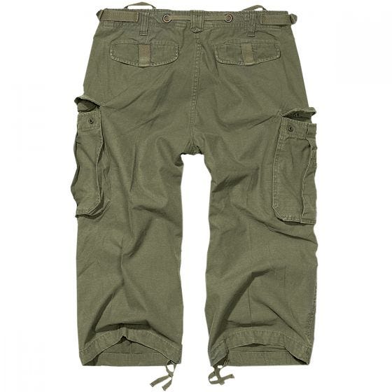 Brandit Industry Vintage 3/4 Shorts Olive