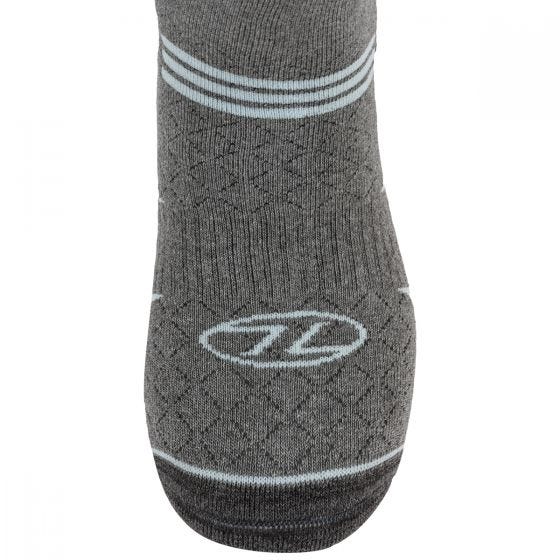 Highlander Trek Combed Cotton Sock Grey