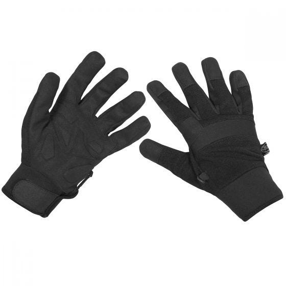 MFH Security Neoprene Gloves Black