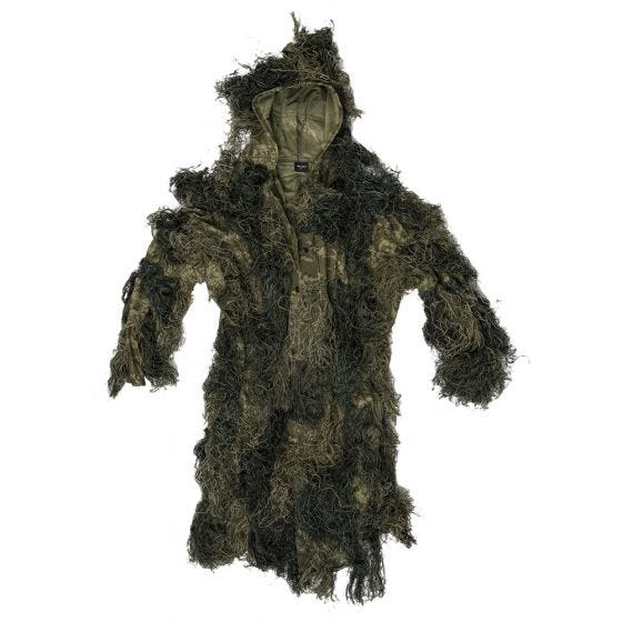 Mil-Tec Ghillie Parka Anti-Fire Basic Woodland