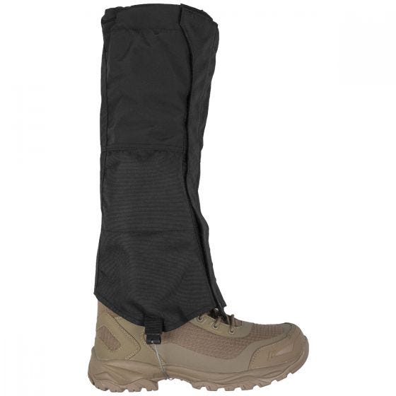 Mil-Tec Walking Gaiters Steel Wire 2.0 Black