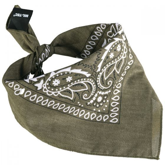 Mil-Tec Western Bandana Olive Drab