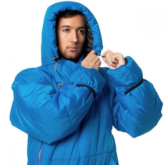 Selk'bag Original 6G Sleeping Bag Suit Blue Puffin