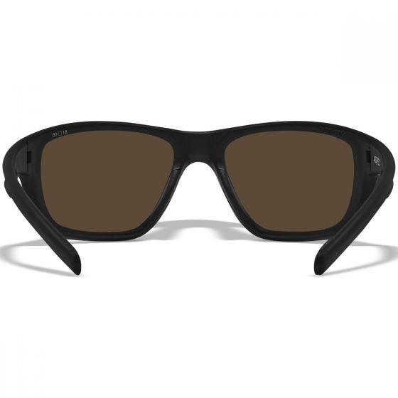 Wiley X WX Aspect Glasses - Captivate Polarized Bronze Mirror Lens / Matte Black Frame