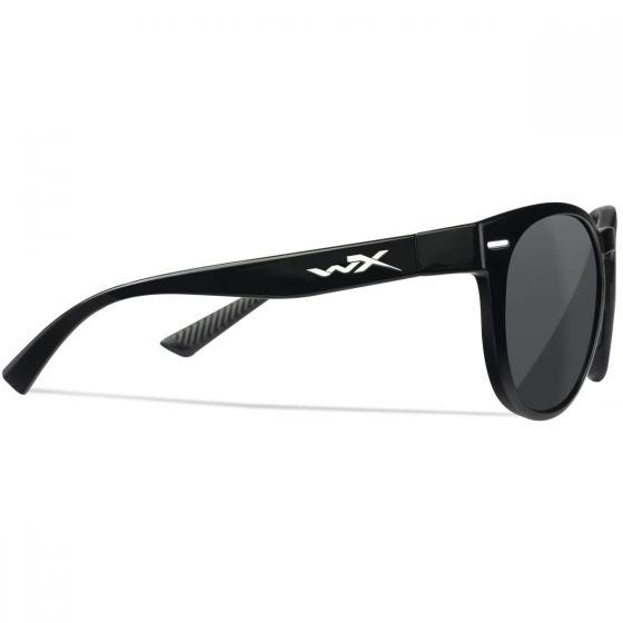 Wiley X WX Covert Glasses - Grey Lenses / Gloss Black Frame