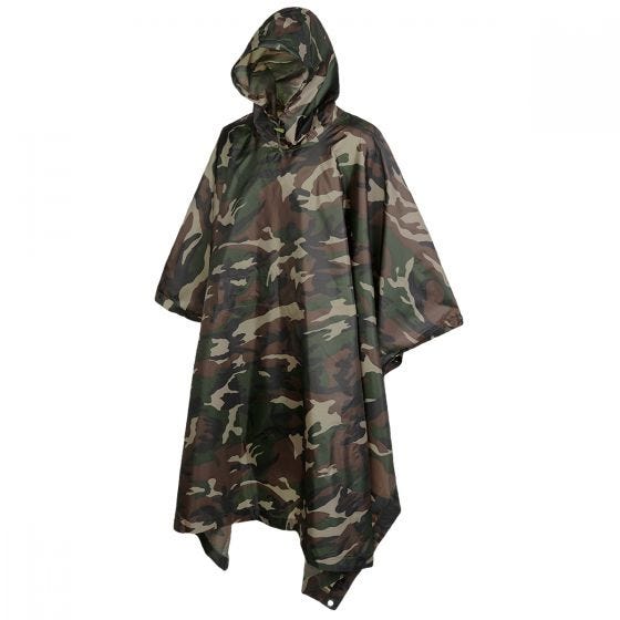 Brandit Ripstop Poncho Woodland