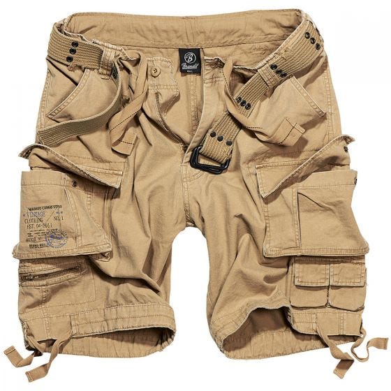 Brandit Savage Vintage Shorts Beige