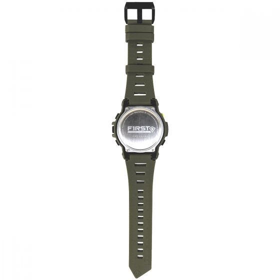 First Tactical Canyon Digital Compass Watch OD Green