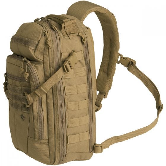 First Tactical Crosshatch Sling Pack Coyote