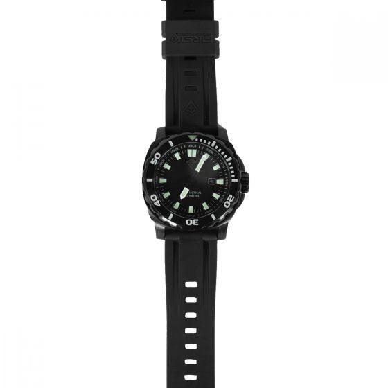 First Tactical Fathom Stainless Steel Dive Watch Black