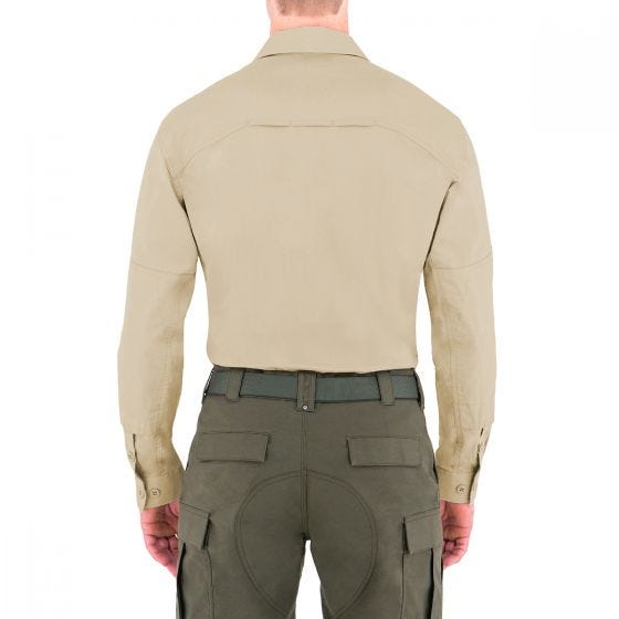 First Tactical Men's Tactix Long Sleeve BDU Shirt Khaki