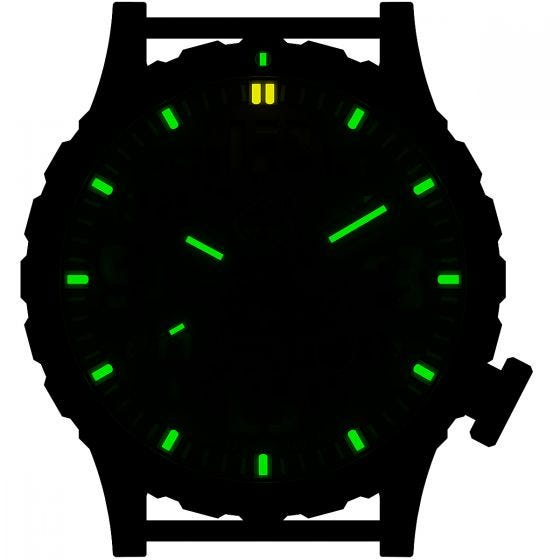 Hazard 4 Heavy Water Diver Titanium Tritium Watch Arid Green/Yellow