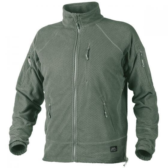 Helikon Alpha Tactical Grid Fleece Jacket Foliage Green