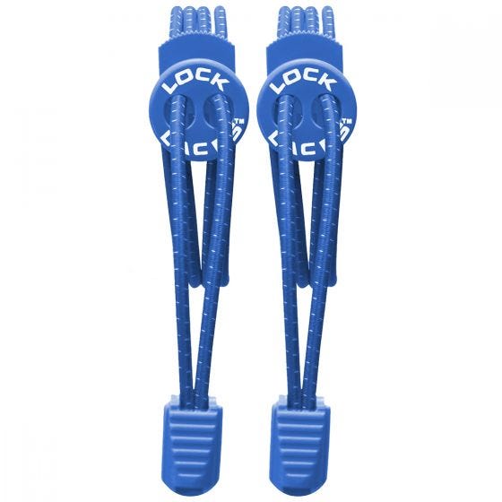 Lock Laces Elastic No Tie Shoelaces Royal Blue