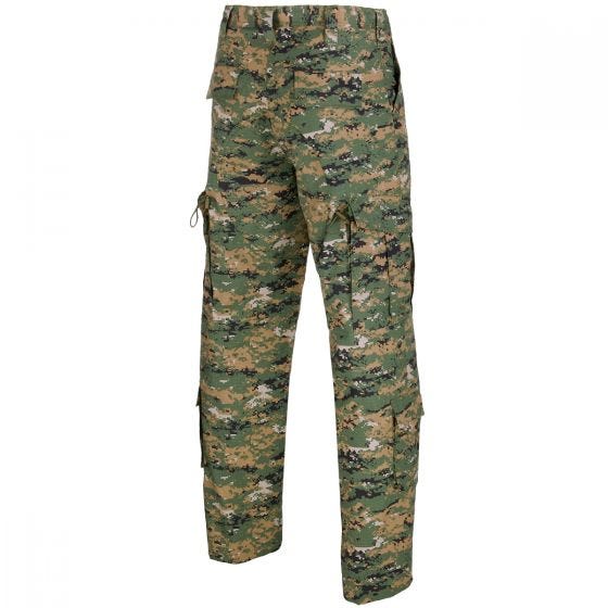 MFH ACU Combat Trousers Ripstop Digital Woodland