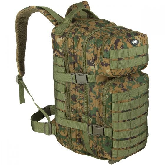 MFH Backpack Assault I Digital Woodland