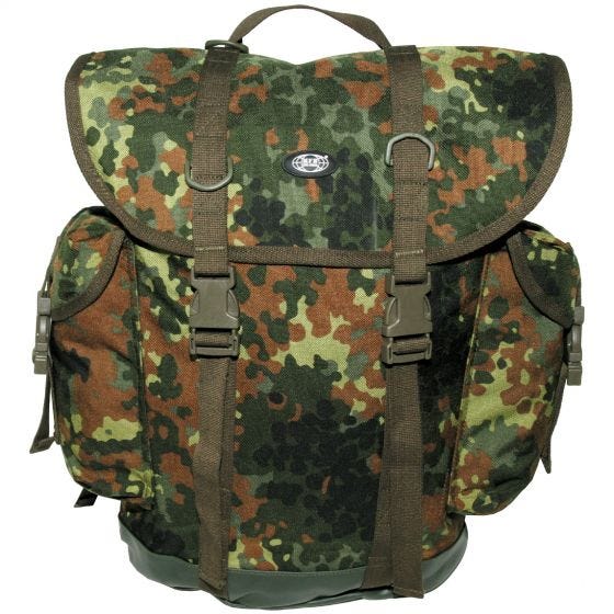 MFH German Army Mountain Rucksack Cordura Flecktarn