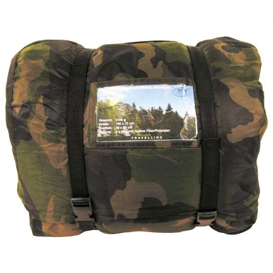 MFH Israeli Pilot's Sleeping Bag Woodland Camo