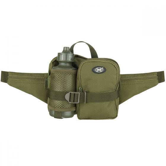 MFH Waist Bag with Bottle OD Green