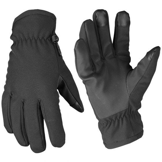 Mil-Tec Softshell Thinsulate Gloves Black