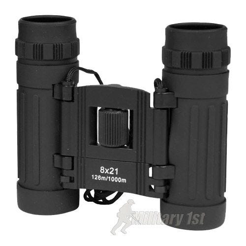 Mil-Tec Foldable Binocular 8x21 Black