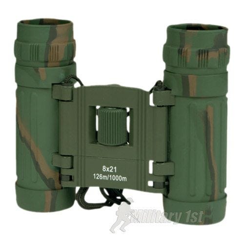 Mil-Tec Foldable Binocular 8x21 Camo