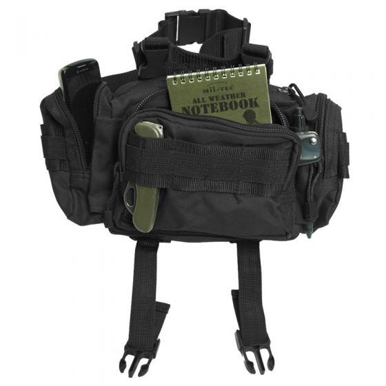 Mil-Tec Waist Bag Modular System Black