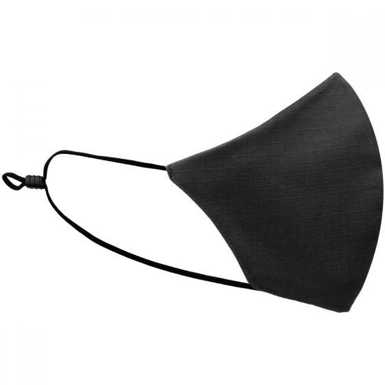 Mil-Tec Mouth/Nose Cover V-Shape Ripstop Black