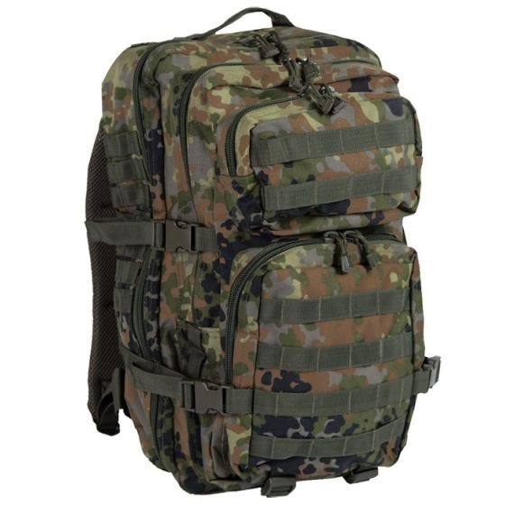 Mil-Tec MOLLE US Assault Pack Large Flecktarn