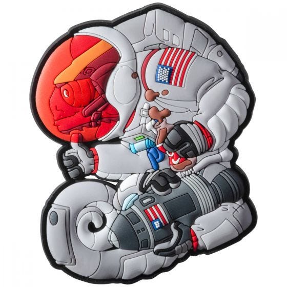 Patchlab Chameleon Apollo Armstrong Patch Grey