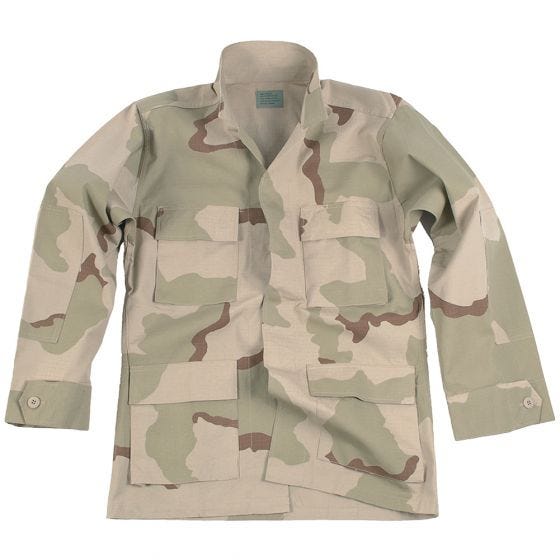 Teesar BDU Shirt Ripstop 3-Colour Desert