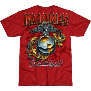 7.62 Design USMC Eagle, Globe & Anchor Battlespace T-Shirt Scarlet