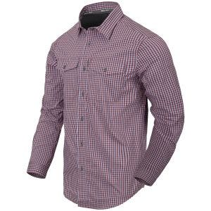 Helikon Covert Concealed Carry Shirt Scarlet Flame Checkered
