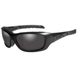 Wiley X WX Gravity Glasses - Smoke Grey Lens / Black Ops Matte Black Frame