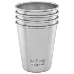 Klean Kanteen 296ml Cups (4-Pack) Brushed Stainless