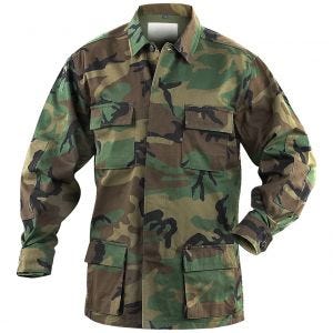 Mil-Tec BDU Combat Shirt Woodland