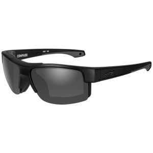 Wiley X WX Compass Glasses - Smoke Grey Lens / Matte Black Frame